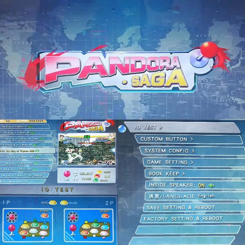 Can Diy Arcade Joysticks & Buttons Jamma 8800 In 1 Retro Video Arcade Game 5V Hd Output Game Console Box