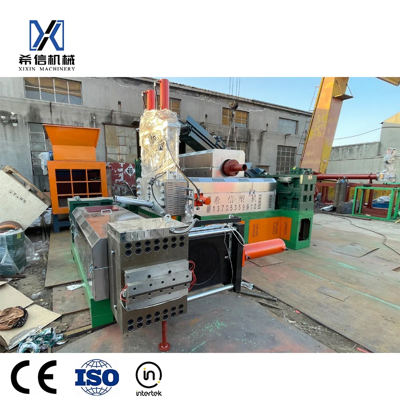 three stages plastic granulation HDPE LDPE PP soft and rigid material plastic pelletizing line