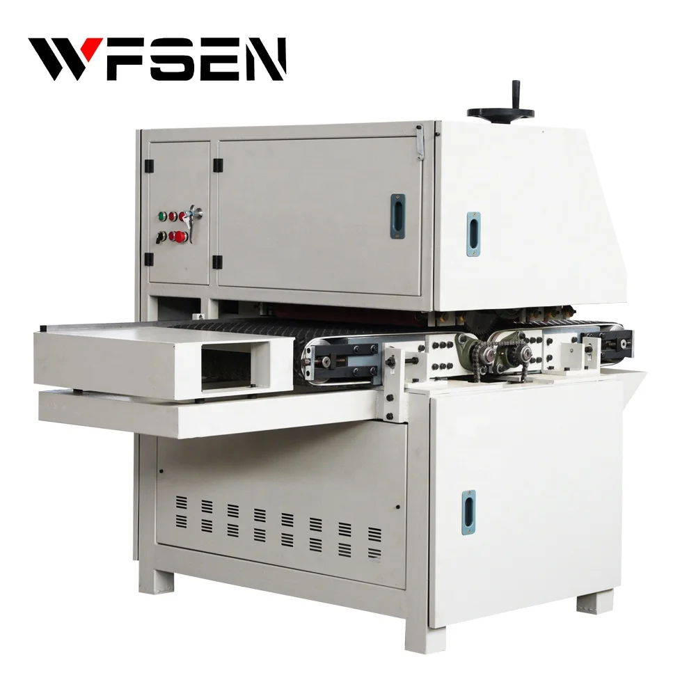 WFSEN woodworking horizontal wood log board round square plank multiple multi blade saw machine