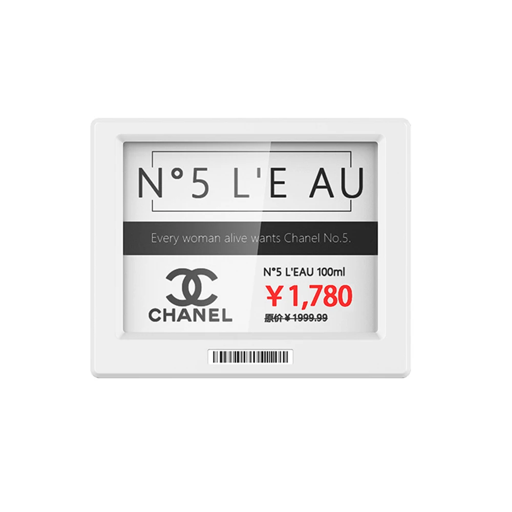 2025 New Smart Eink Price Tag Digital Shelf Label Mini Price Tags Supermarket Fresh Convenience Store Goods Digital Price Tags