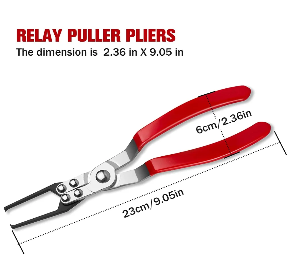 Car Relay Tester Crimping Multifunction Fuse Removal Germany Design Hand Tool Pliers Set