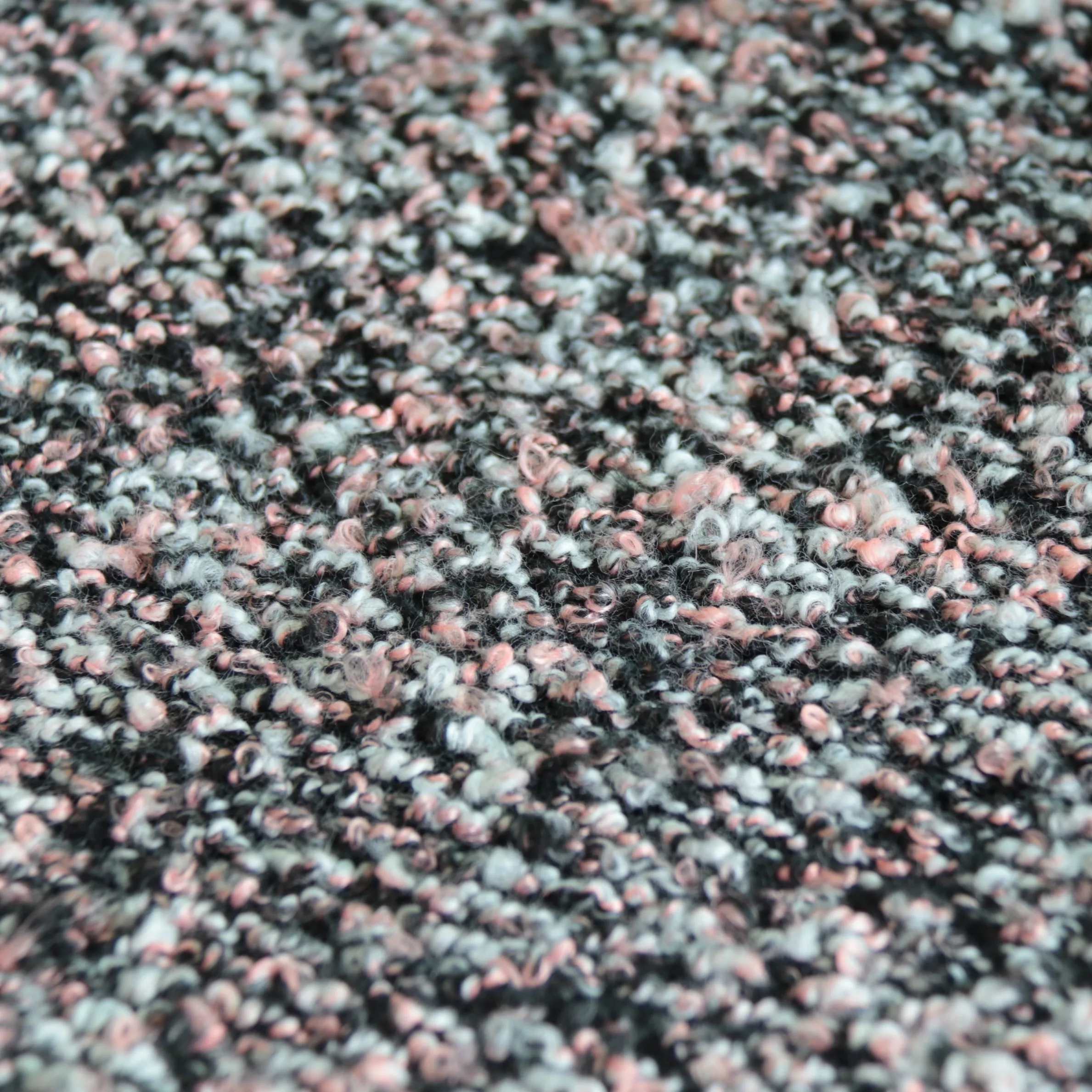 Latest Design Yarn dye black white terry tweed knit needle fabric Living Room Furniture Car Soft Bag