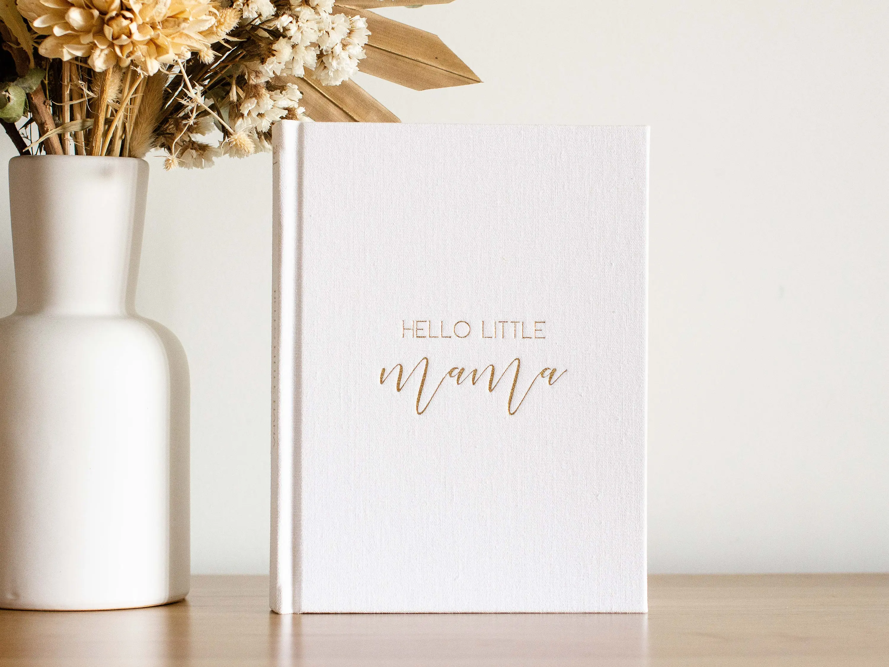 LABON Baby Pregnancy Journal Hello Little Mama Planner New Mom Diary Appointment Gender Neutral Keepsake Memory Book