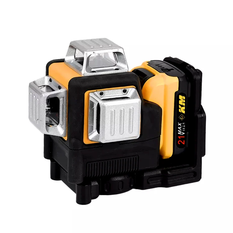 KM Multi-Propose Self Leveling 360 Rotary Green 3D Laser Level 12 Line Laser Level