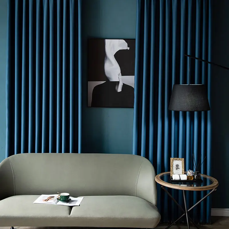 Basics Room Darkening Blackout Home Curtain Window