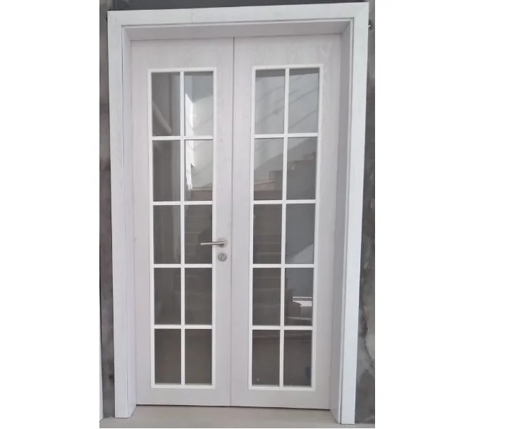 High Quality Modern Solidwood Partical board MDF Composite Interior Doors Sliding with Glass