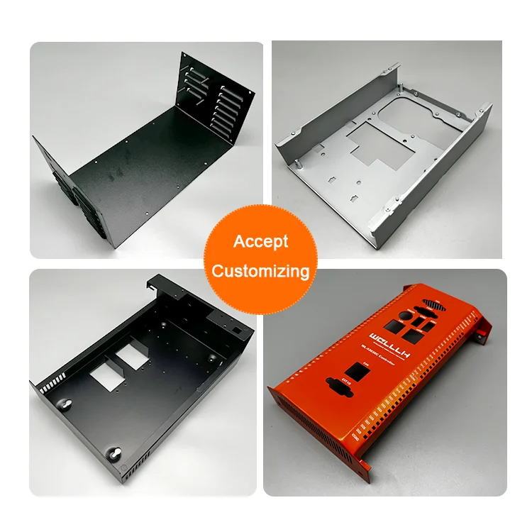 Custom fabrication electronic bending enclosure sheet metal cover