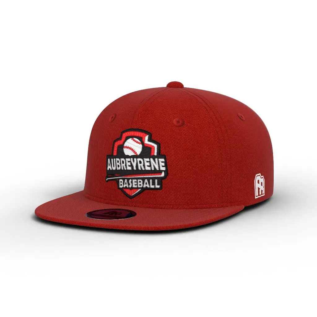 2023 New Fashion Design Custom Solid Color Flat Brim Snapback Baseball Cap With Embroidery Logo