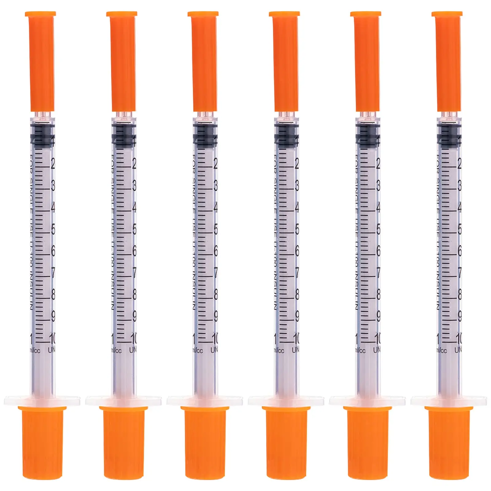 Medical Sterile CE/ISO OEM Disposable Diabetic 30g 0.5ml Insulin Syringe with Fixed Needle