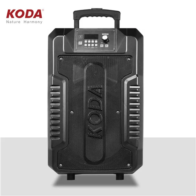 Led Light Control Tws Wireless Speakers Volume Usb 12/15 Inch Box Trolley with Mic Portable Speaker