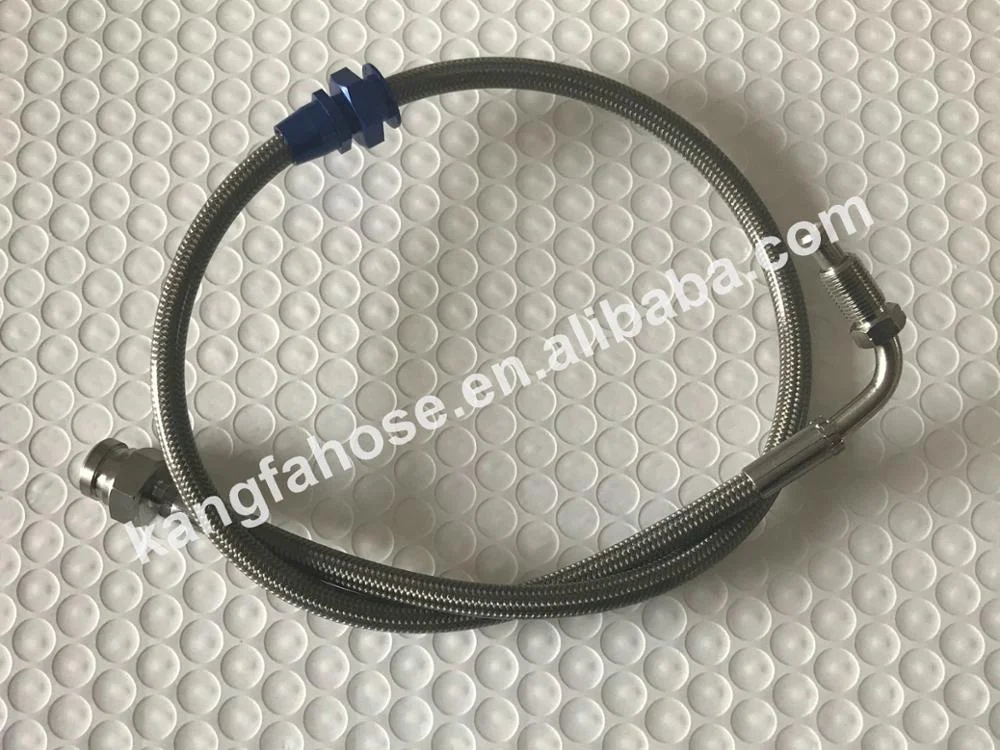 3AN AN3 Colourful PVC PU Cover Stainless Steel Braided Flexible PTFE Brake Clutch hydraulic brake oil Hose