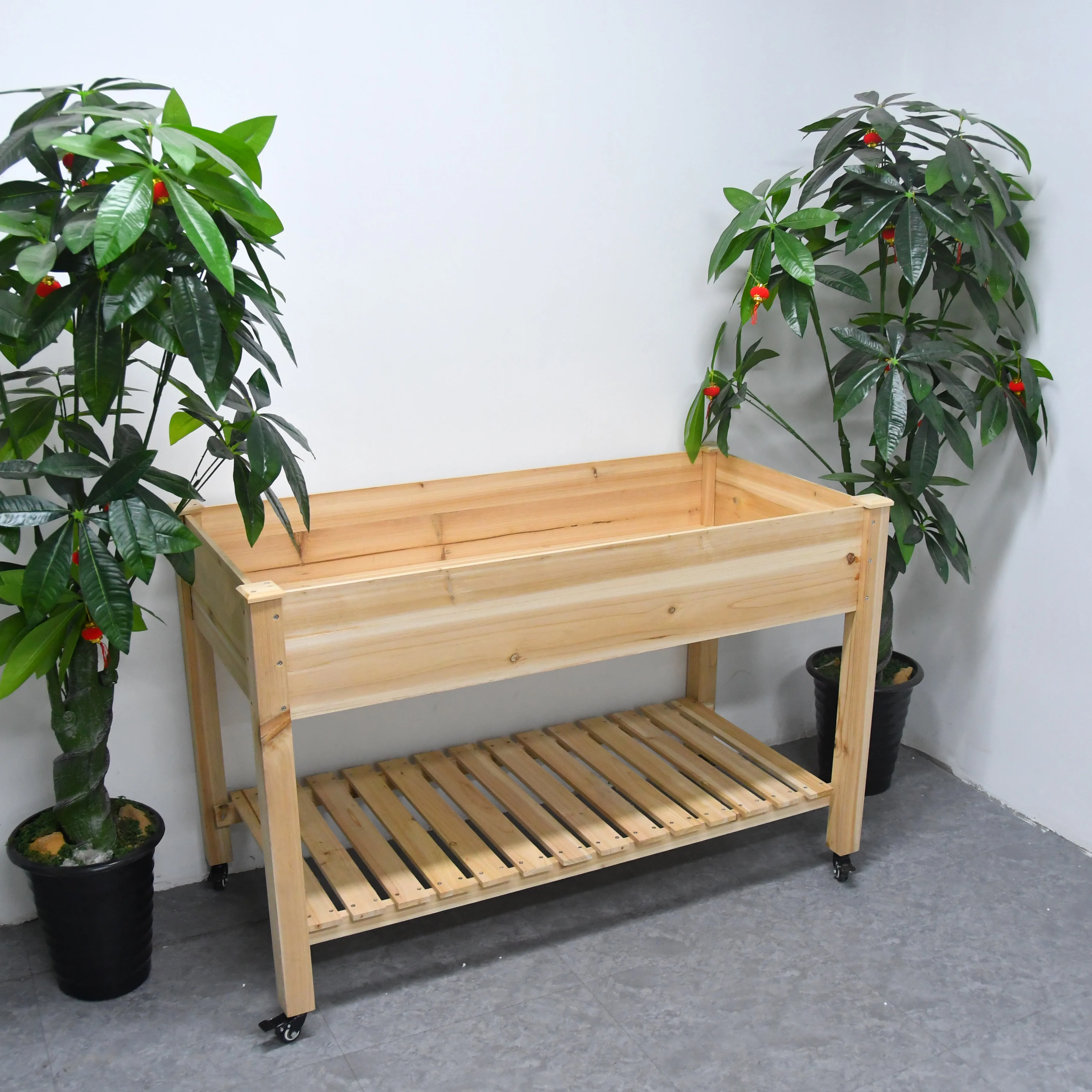 Raised Garden Bed Elevated Wood Planter Box Raised Garden Planter Box