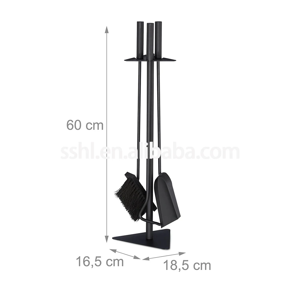 Hot Sale 4 Pieces Fireplace Tool  Companion Set Fireplace Accessories  for Home Stove Usage