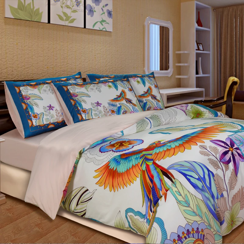 3D Digital Print Girls Duvets Set Bedding Luxury Quilt King Duvet Cover 100% Cotton Bedsheets Bedding Set