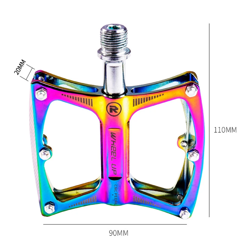 Colorful fooker mtb pedals mountain bike pedals aluminum alloy sealed bearing Chrome steel classic design