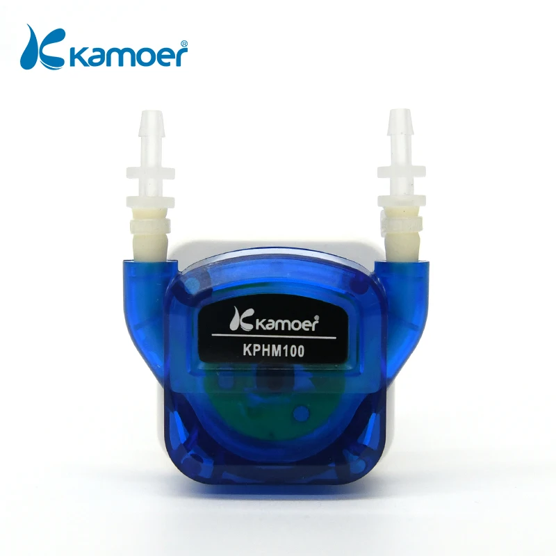 Kamoer KPHM100 100ml/min 12V 24V tiny brushed brushless stepper motor optional small peristaltic liquid dosing pump