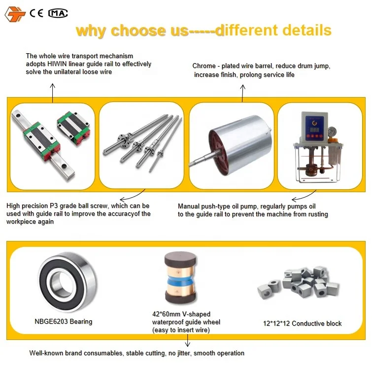 DK77 профессиональная эрозионная машина с ЧПУ автоматическая машина для резки проволоки edm DK7732