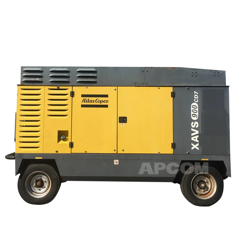 Atlas  Copco XAVS900 Copco Air-compressor Diesel 14bar 200psi 24m3 AtlasCopco XAVS 900 cfm High pressure mobile air compressor