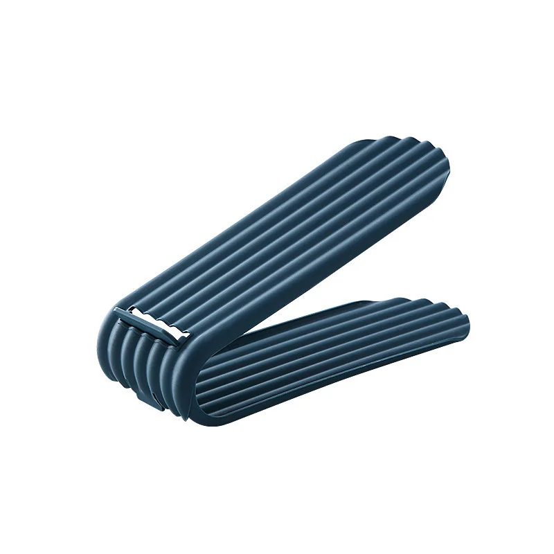 Storage shoe rack double deck shoe holder bedroom second grade adjustment household dormitory magic equipment storage slippers s