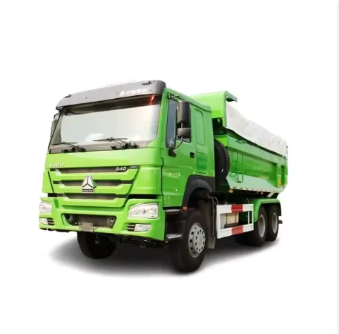 Подержанный 40-тонный самосвал Howo 6x4 с механической коробкой передач двигатель Weichai мощностью 371 л.с. 10 колес стандарт евро 2 дизельное топливо левый тяжелый грузовик