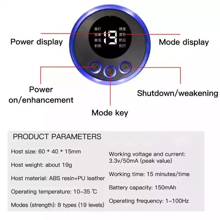 hot selling new arrivals Neck massage tool Electric Neck Back butterfly Massager Mini Massage Patch