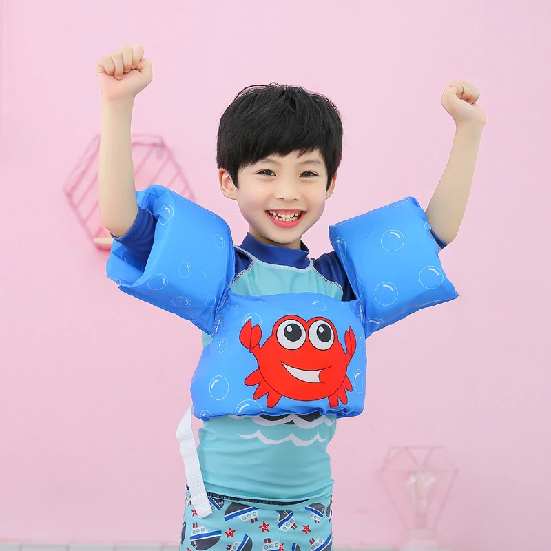 Eyson Wholesale Custom Cartoon Cute Logo Kids Safety Aid Swimming Foam Life Vest Jacket