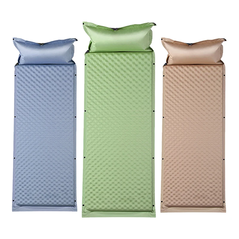 Camping Sleeping Pad -with Built-in Foot Pump, Inflatable Camping Mat, Waterproof Compact Mattress Sleeping Pads outdoor