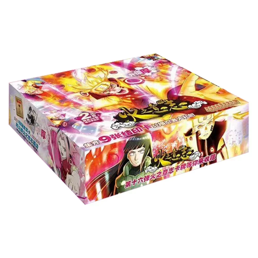 Wholesale NarutosNarutoes Card Will of Fire Series Anime Character Deluxe Collection Edition Card Board Game Toys Children Gift