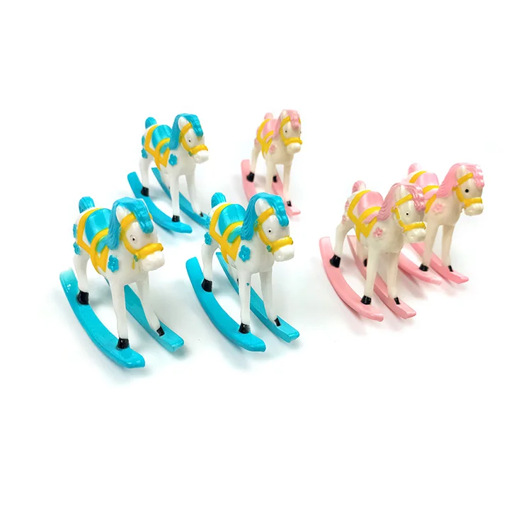 
Cute surprise gift mini soft vinyl Plastic MIni Doll Seesaw colorful zebra 
