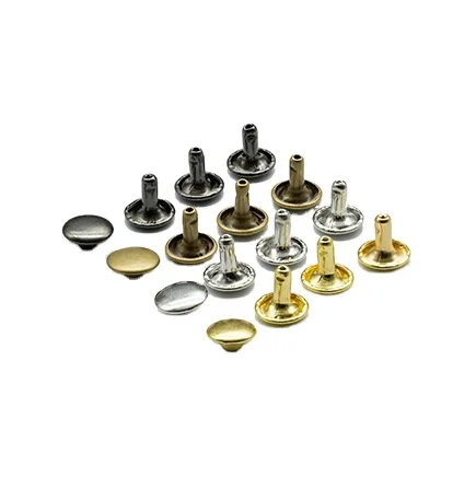3-25mm metal collision nail paint and plate rivets 7.7mm metal gold plated rivet custom denim buckle