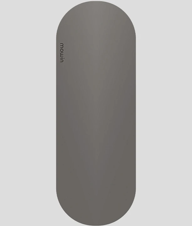 MOWIN Two ends large round instructional yoga mat, extra long grounding new custom shape oval yoga mattern