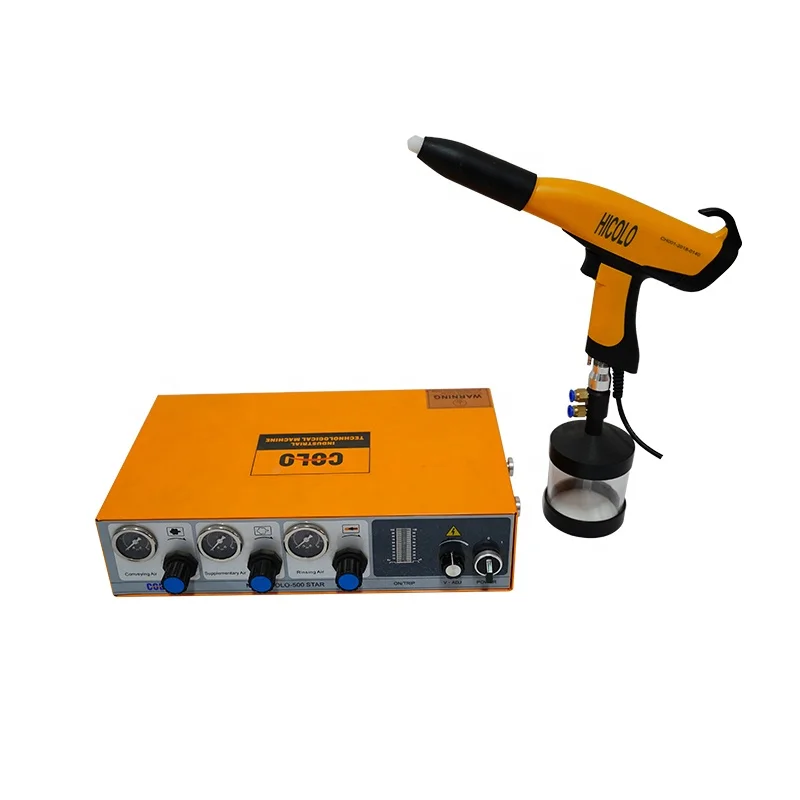 Electrostatic small powder coating gun system for sale