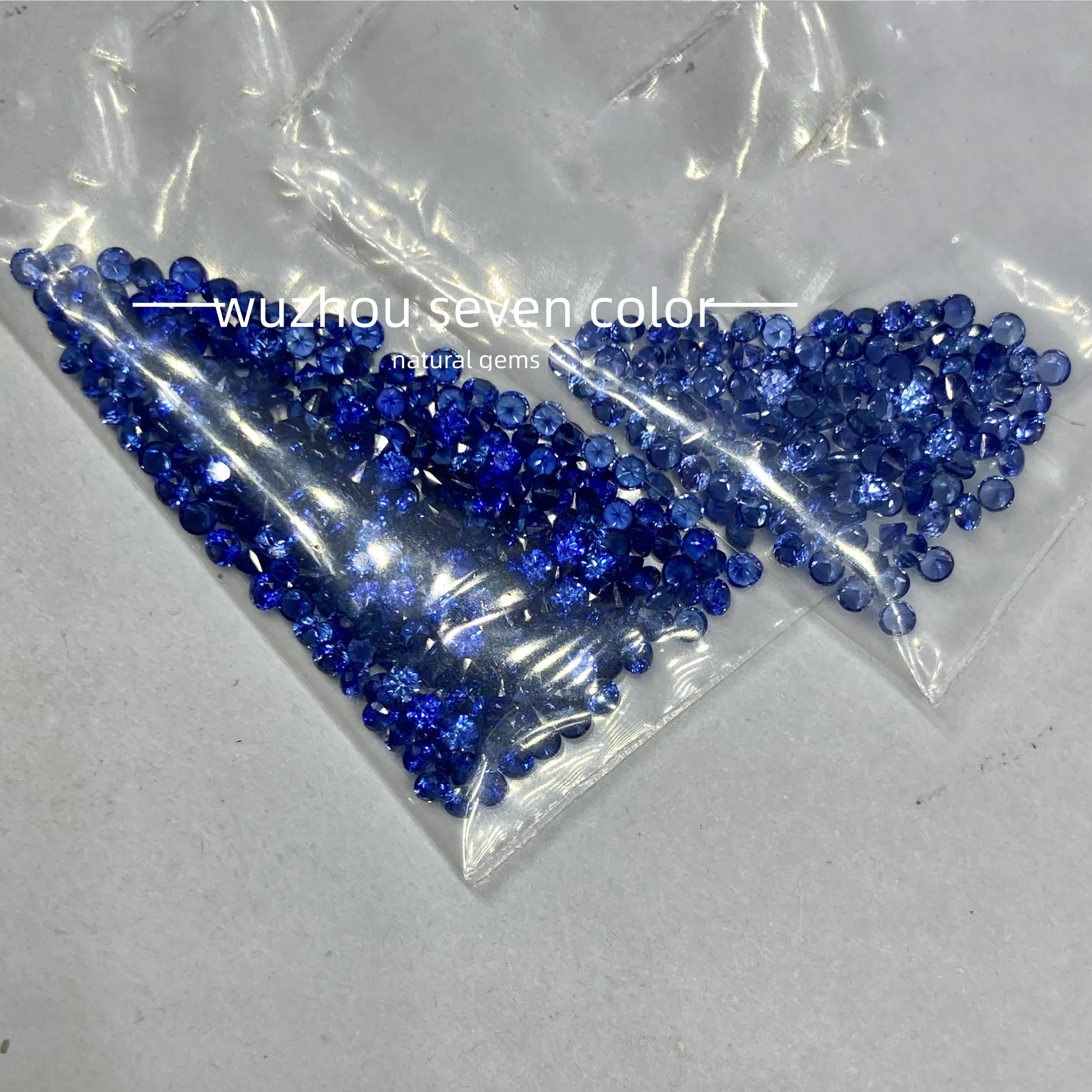 1.5mm natural blue sapphire stone precious stone melee blue gemstone top diamond cut sapphire blue price per carat