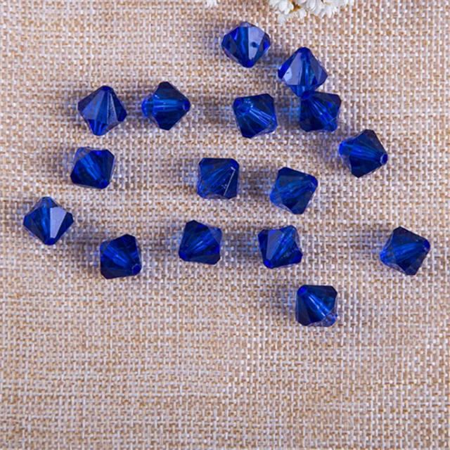 6-20mm transparent acrylic crystal faceted diamond pointed bead DIY hand string bead spacing bead door curtain accesso