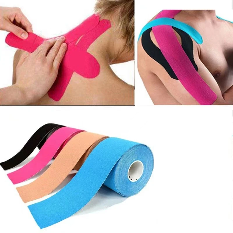 EONBON Wholesale Waterproof Knee Physiotherapy Athletic Muscle Kt Tape Elastic Kinesios Tape Precut Kinesiology Tape For Sports