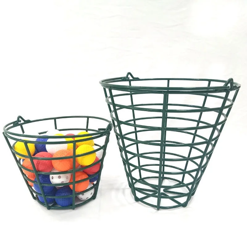 Premium Custom Golf Ball Basket Steel High Capacity Golf Balls Container