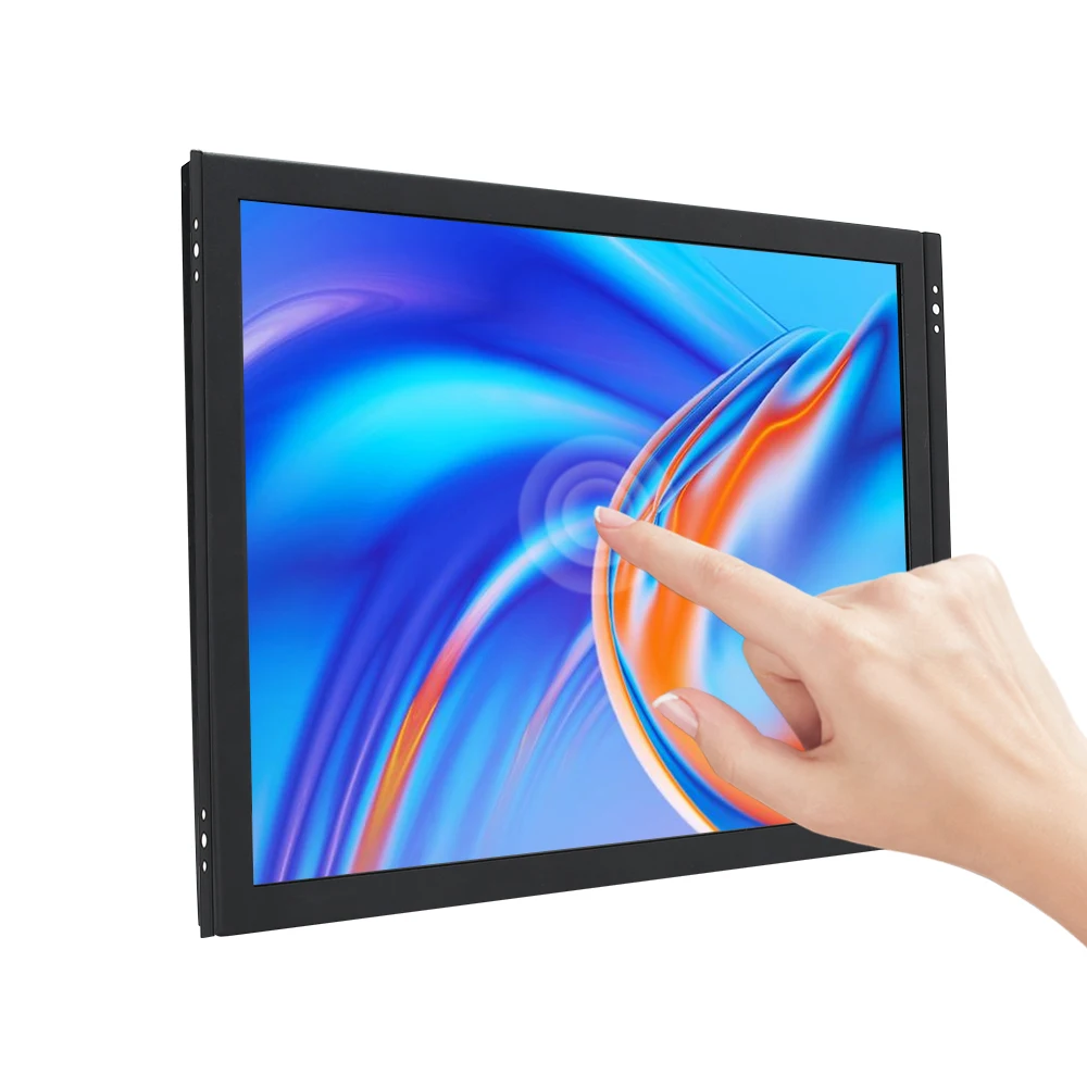 High Brightness 12.1 15 17 19 Inch 1024x768 Grade Industrial Capacitive Lcd Touch Screen Monitor