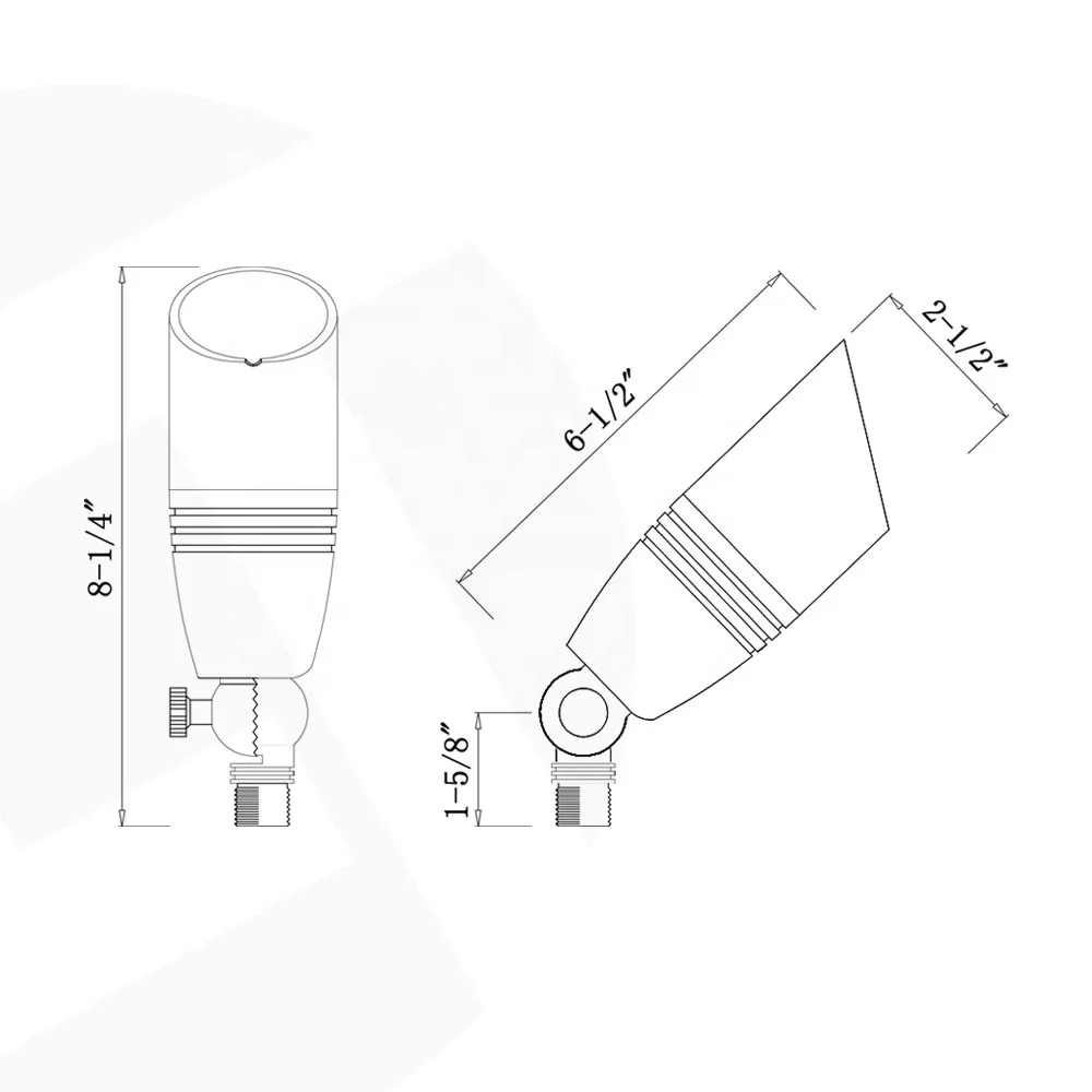 Hot Selling Heavy Duty Brass Spot Light for Landscape Lighting