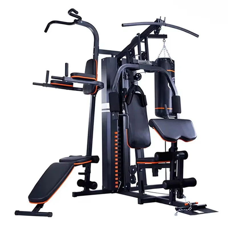 Hot Sale Unisex 3 Station Multi-Functional Home Gym Equipment Versatile Strength Fitness Training Tool for Bodybuilding Gym Rack