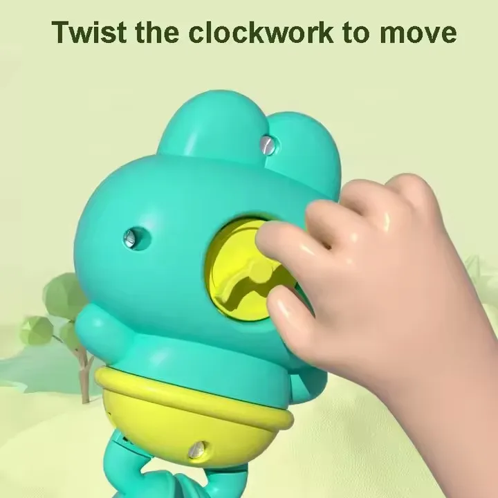 Newly Designed Cute Spring Frog Bathtub Floating Water Toy Baby Bath And Bathing Game