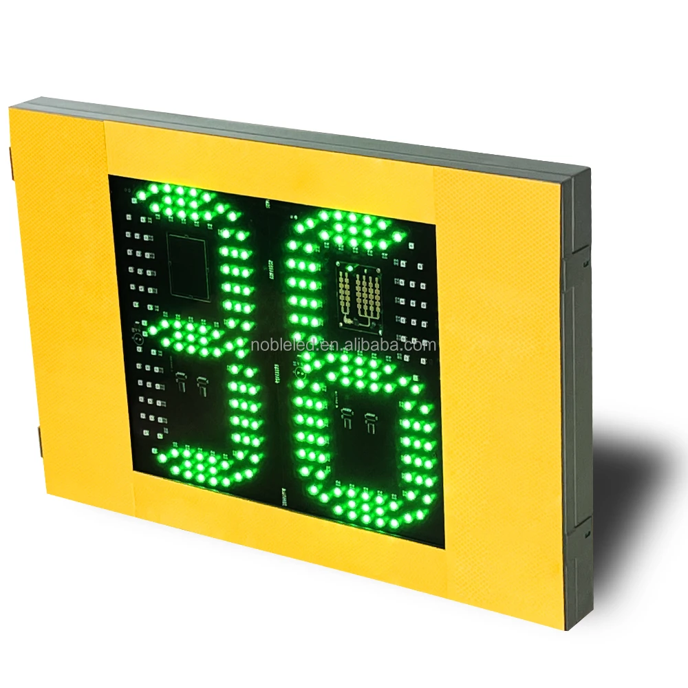 Up To 500 Meters Visibility Range Integrated Radar Solar Traffic Signal