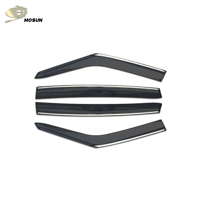 MOSUN PMMA Sun Rain Guard Window Visor For FORD S-MAX Smax 2006-2015 Injection Rain Shield Window Deflector Vent shade