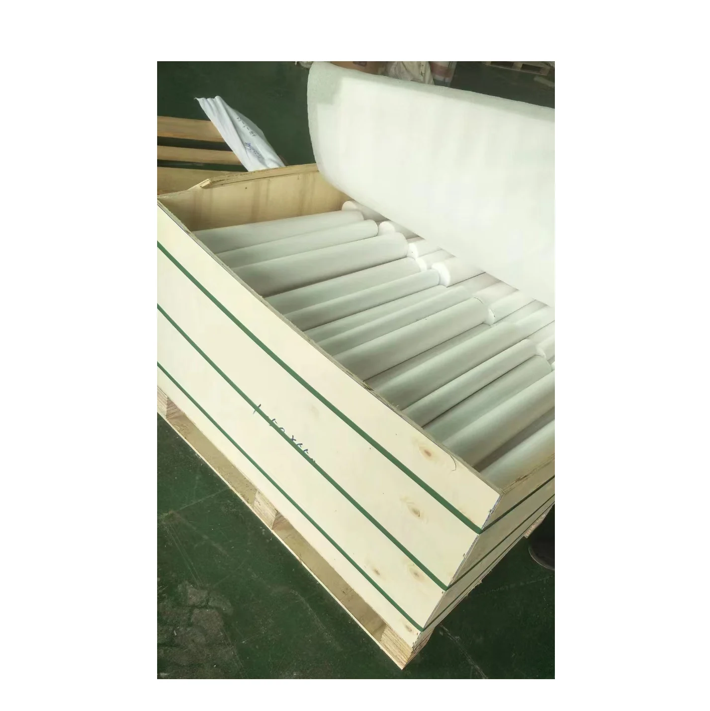 Teflon Plastics Solid Round Bar Rod filled carbon graphite Bronze Low Friction Corrosion Resistance Heat Resistant