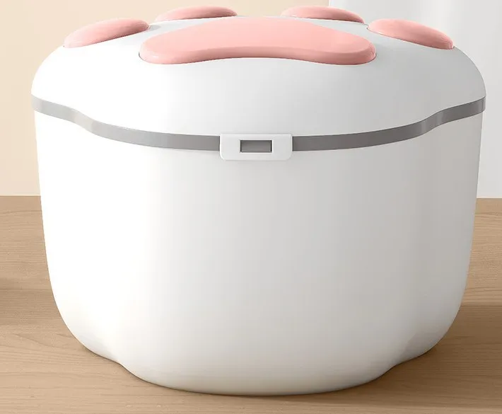 New Design Airtight Dog cat Food Storage Container Pet Paws Airtight Food Storage Containers