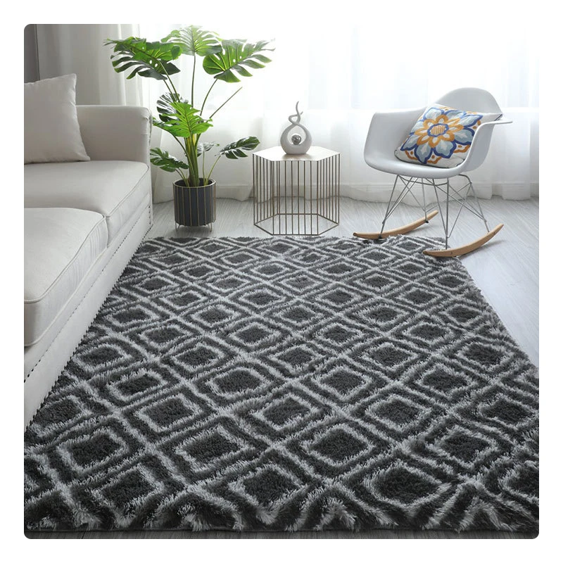 2022 pile-long luxury living room carpet silk carpet luxury custom luxury area rug fluffy fur carpet area rugs & sets