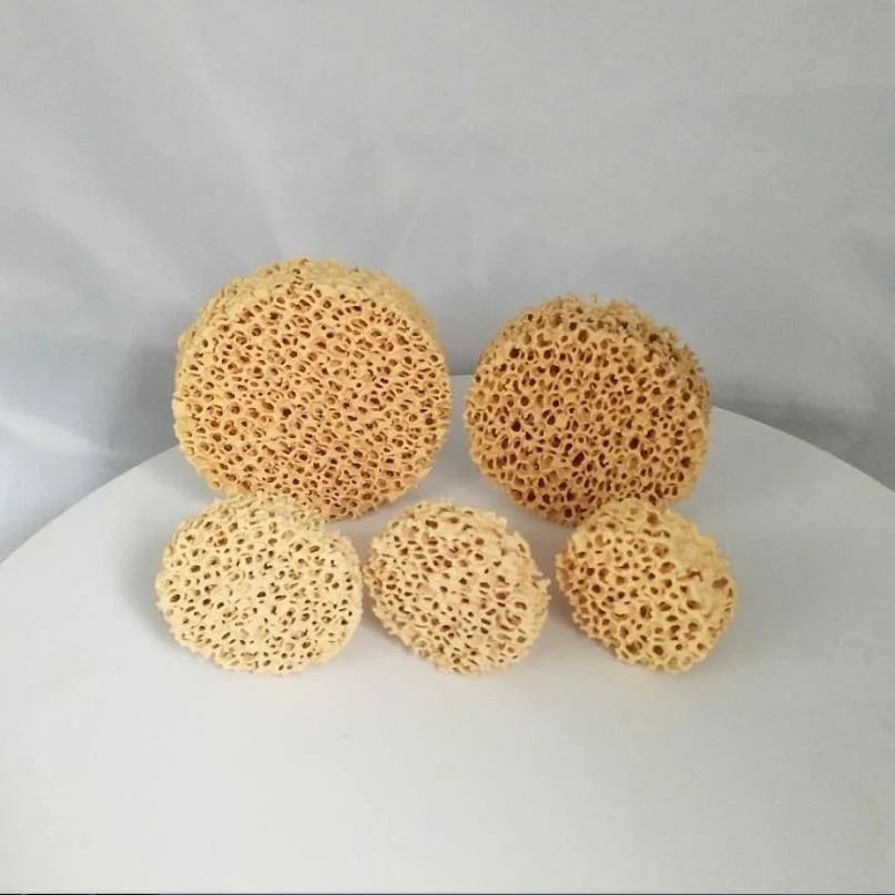 High Quality High Temperature Resistance Factory Price Zirconia Ceramic Foam Filter for Steel Casting and Foundry D55x15