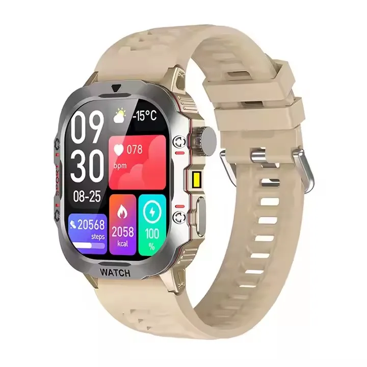 LED Flashlight TF16 Pro Smartwatch Health Fitness Tracker Reloj Inteligente Weather Forecast Outdoor Sport WristBands