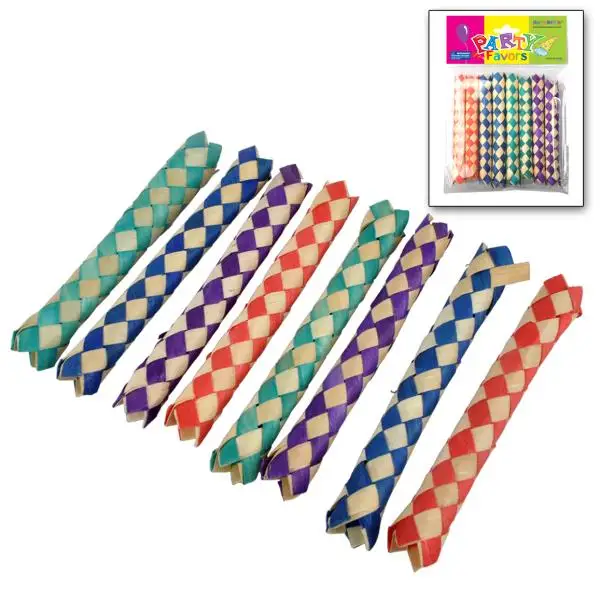 Kids promotional cheap gifts classic Chinese finger trap toy tricky toys for kids