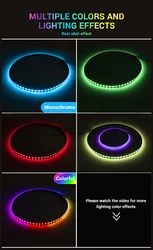 KEEN 24V Strobe Horse Race Dream Color Decorative Flexible led Strip for Truck Van Bus Accessories Underglow Atmosphere Lamp