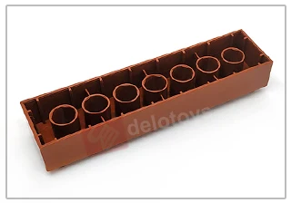 DELO TOYS  ( 12 Colors )  China marketplace construction blocks toy OEM  2 x 8  Plastic Building brick block 2*8  (JC005)